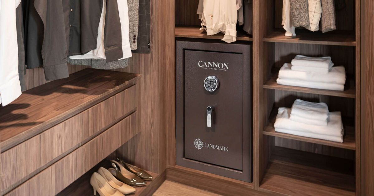 Cannon Safe In the wardrobe