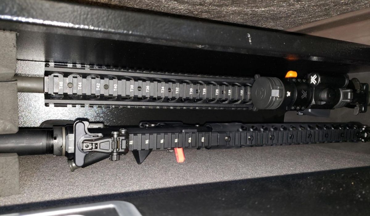 Organized rifles Inside the Rifle Safe
